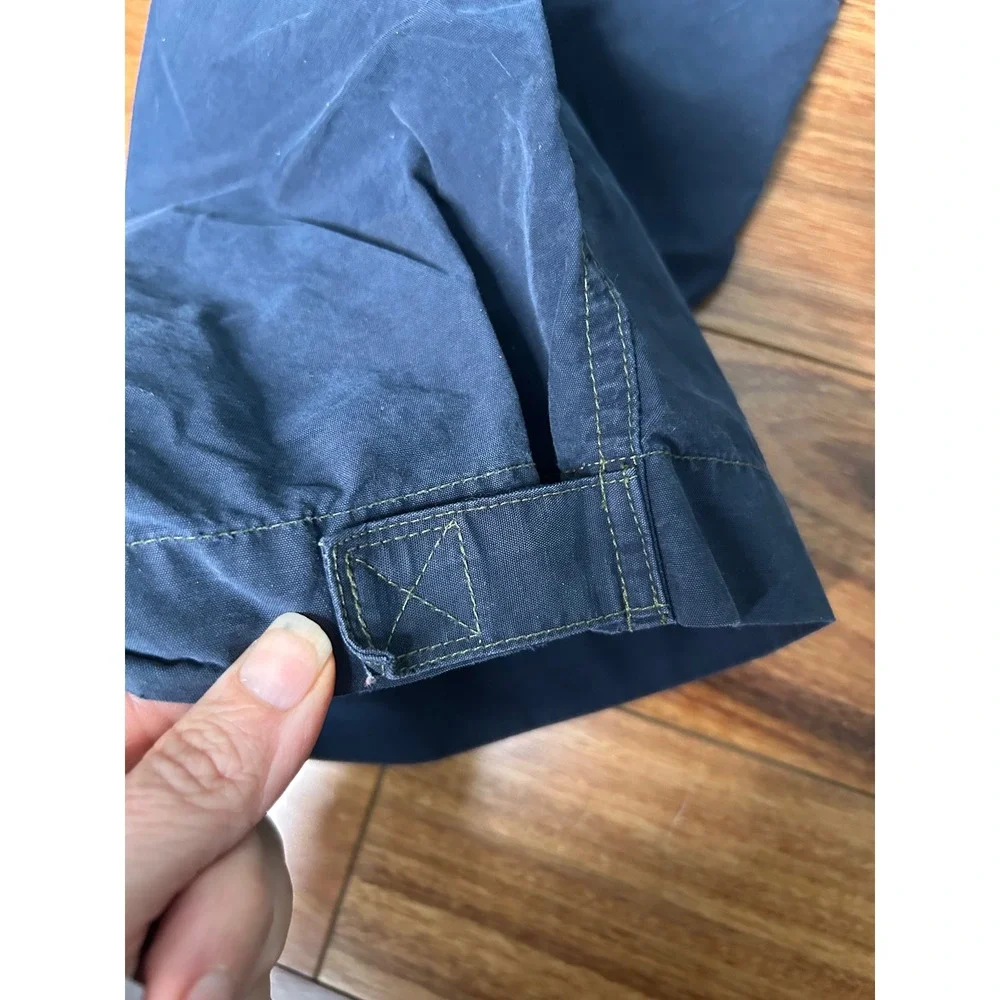 Structure Mens Vintage Navy Utility Pants Cotton Nylon Baggy grunge Gorpcore‎ L